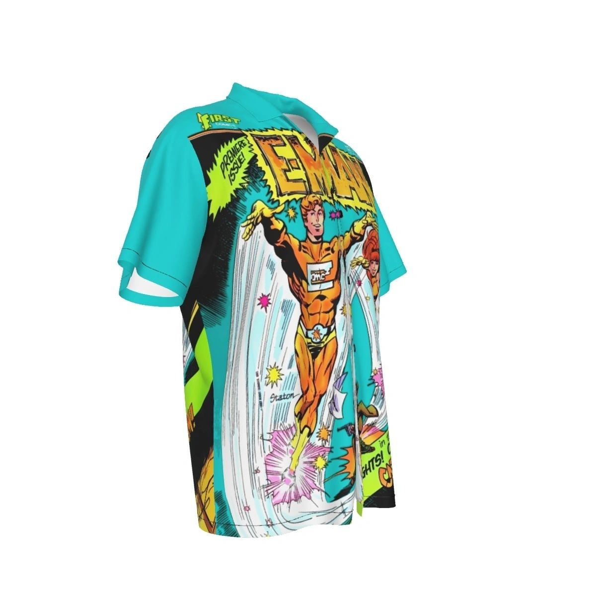 E-MAN #1 V2 READY ALL OVER PRINT SHIRTS