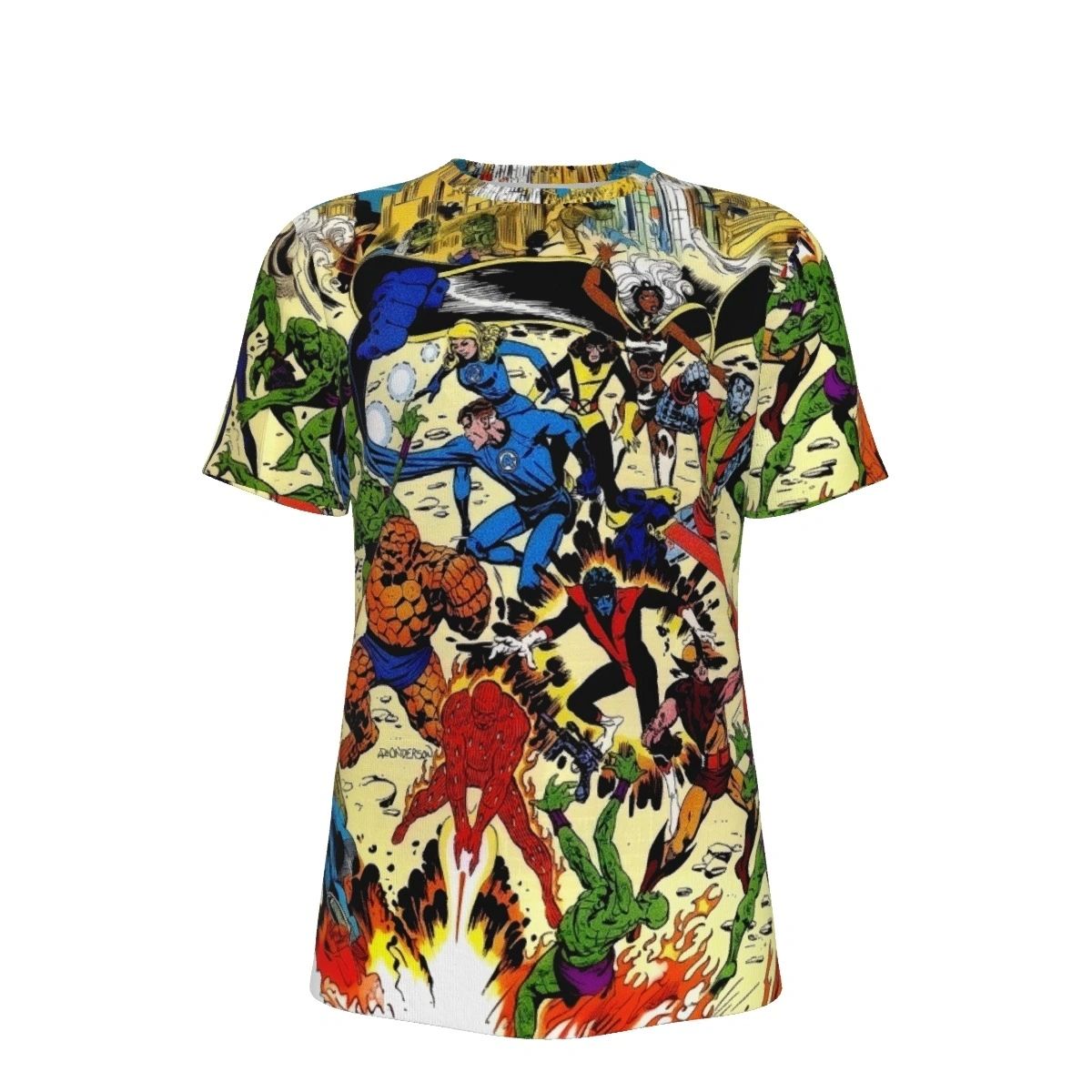 XMEN ANNUAL 5 COVER ALL OVER PRINT SHIRTS