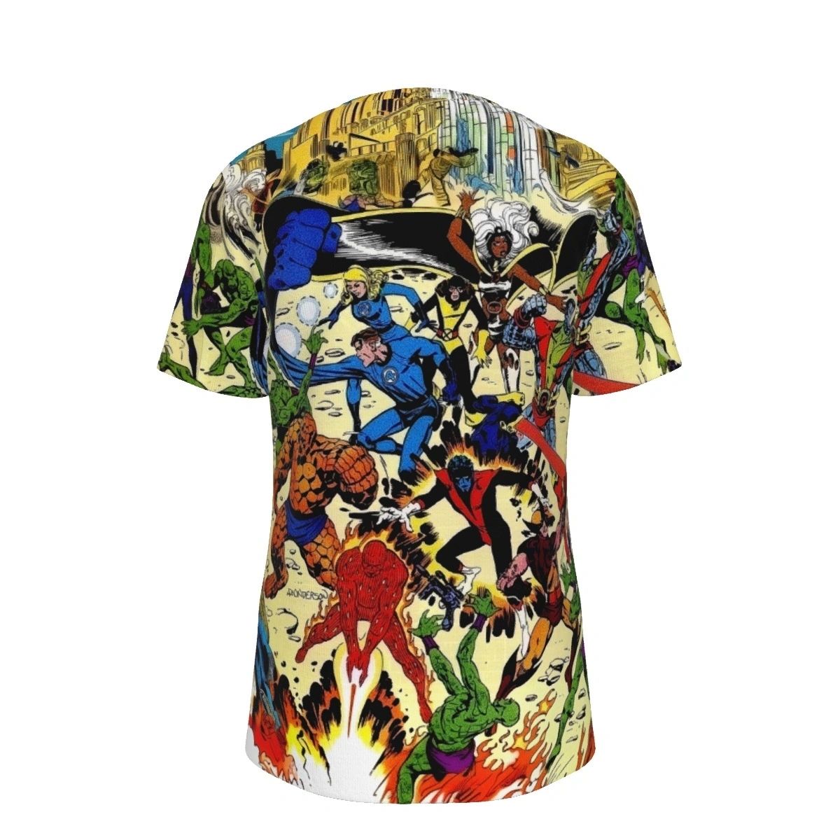XMEN ANNUAL 5 COVER ALL OVER PRINT SHIRTS