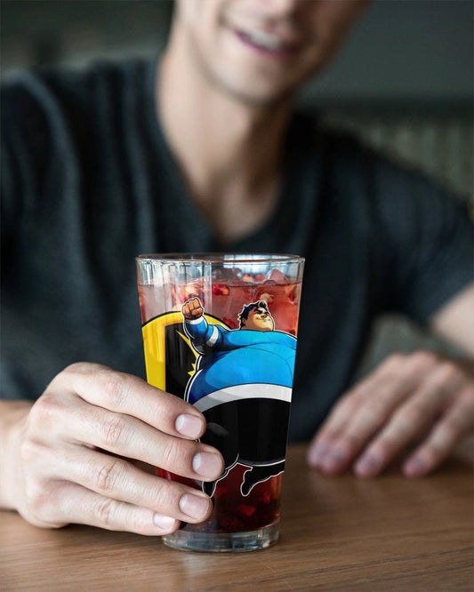 CHUCK TAINE READY Pint Glass (with Free Shipping) -LEGION OF SUPERHEROES