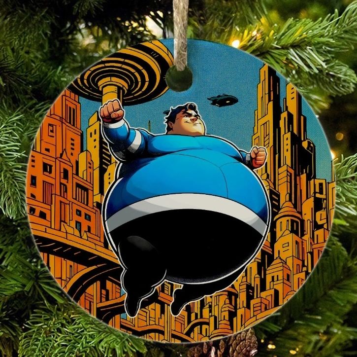 CHUCK TAINE READY CHRISTMAS TREE ORNAMENT - LEGION OF SUPERHEROES