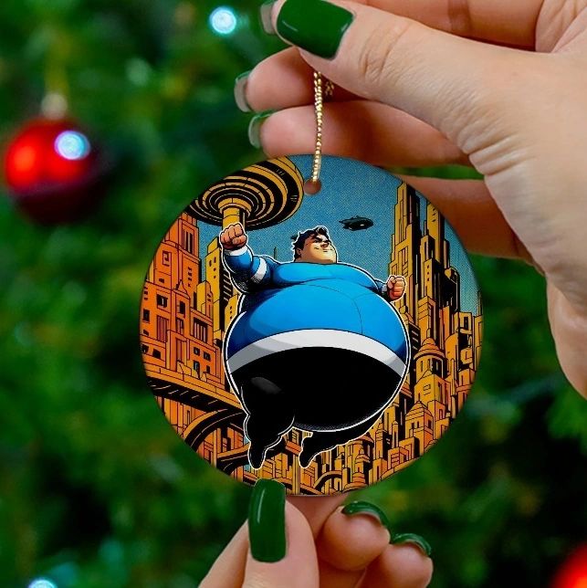 CHUCK TAINE READY CHRISTMAS TREE ORNAMENT - LEGION OF SUPERHEROES