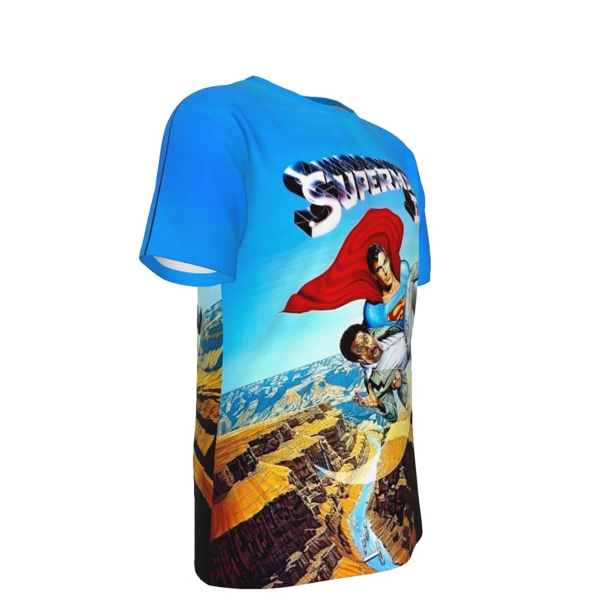 SUPERMAN 3 MOVIE POSTER ALL OVER PRINT SHIRT