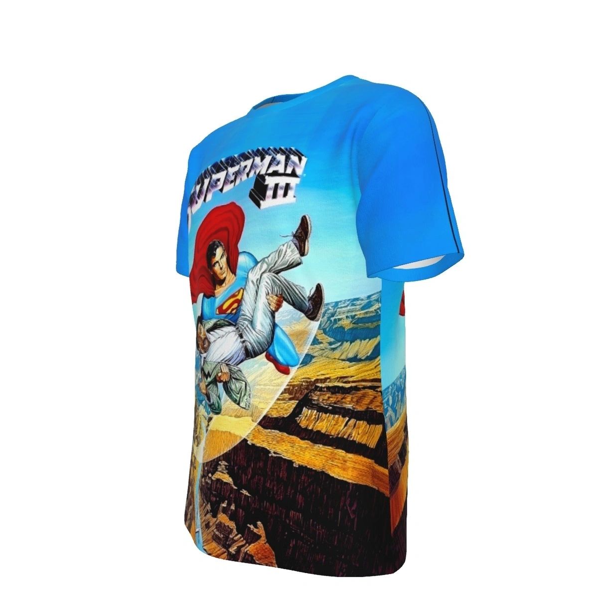 SUPERMAN 3 MOVIE POSTER ALL OVER PRINT SHIRT