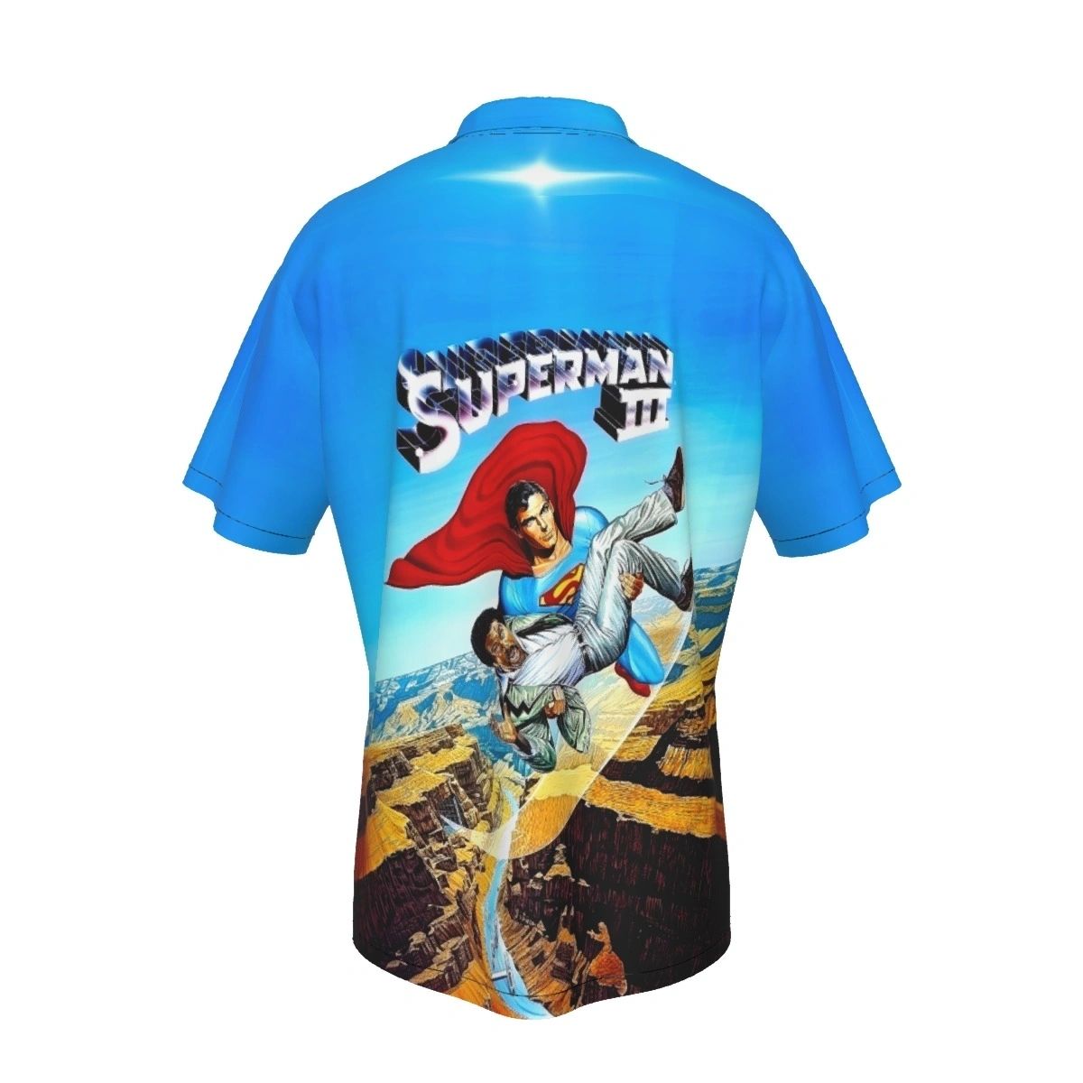 SUPERMAN 3 MOVIE POSTER ALL OVER PRINT SHIRT