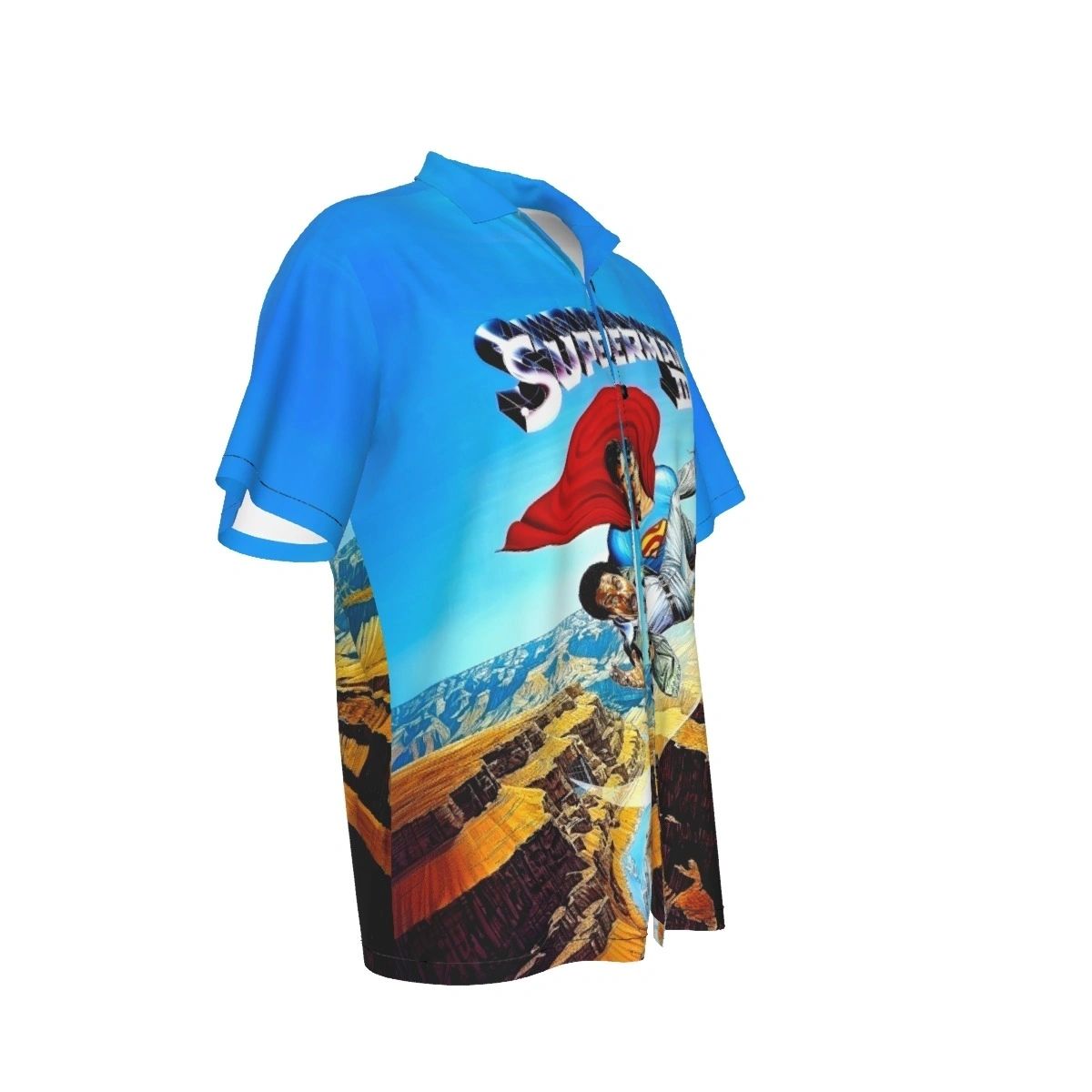 SUPERMAN 3 MOVIE POSTER ALL OVER PRINT SHIRT