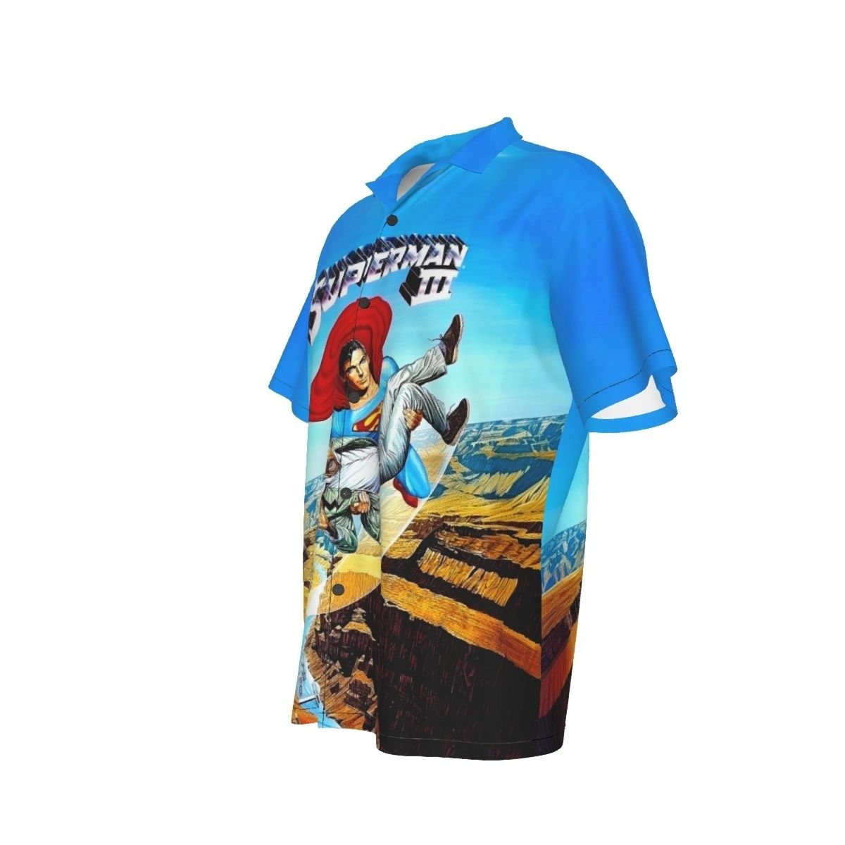 SUPERMAN 3 MOVIE POSTER ALL OVER PRINT SHIRT