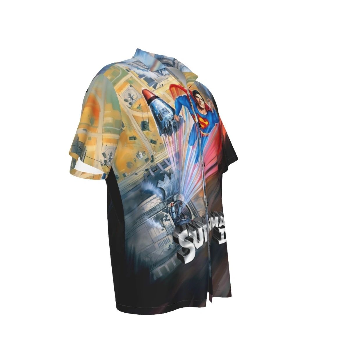 SUPERMAN 4 MOVIE POSTER ALL OVER PRINT SHIRT