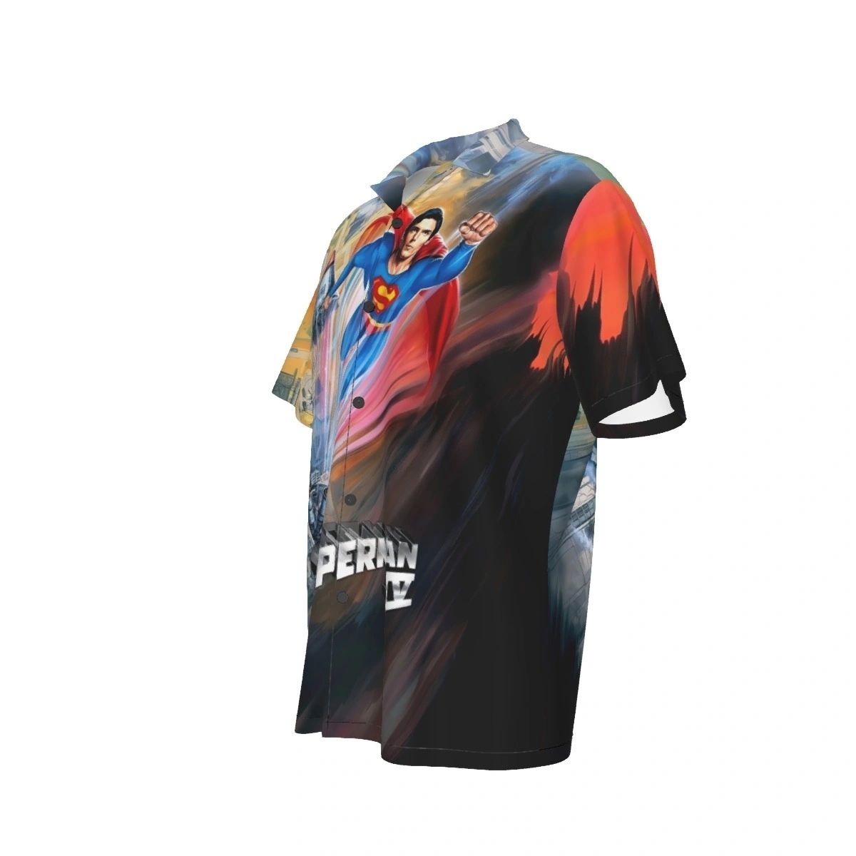 SUPERMAN 4 MOVIE POSTER ALL OVER PRINT SHIRT