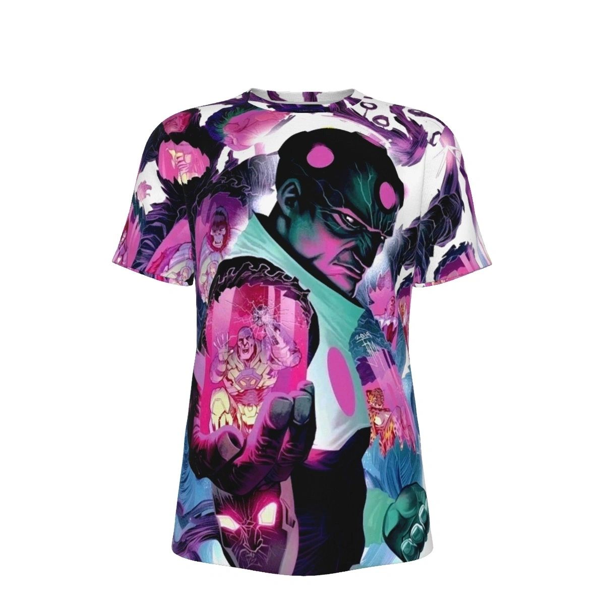 JUSTICE LEAGUE 18 ALL OVER PRINT SHIRTS - BRAINIAC