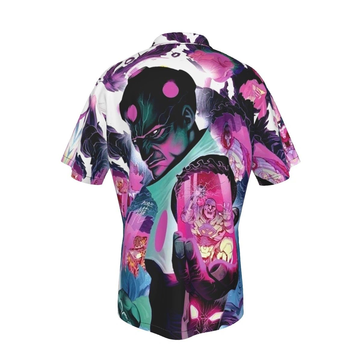 JUSTICE LEAGUE 18 ALL OVER PRINT SHIRTS - BRAINIAC