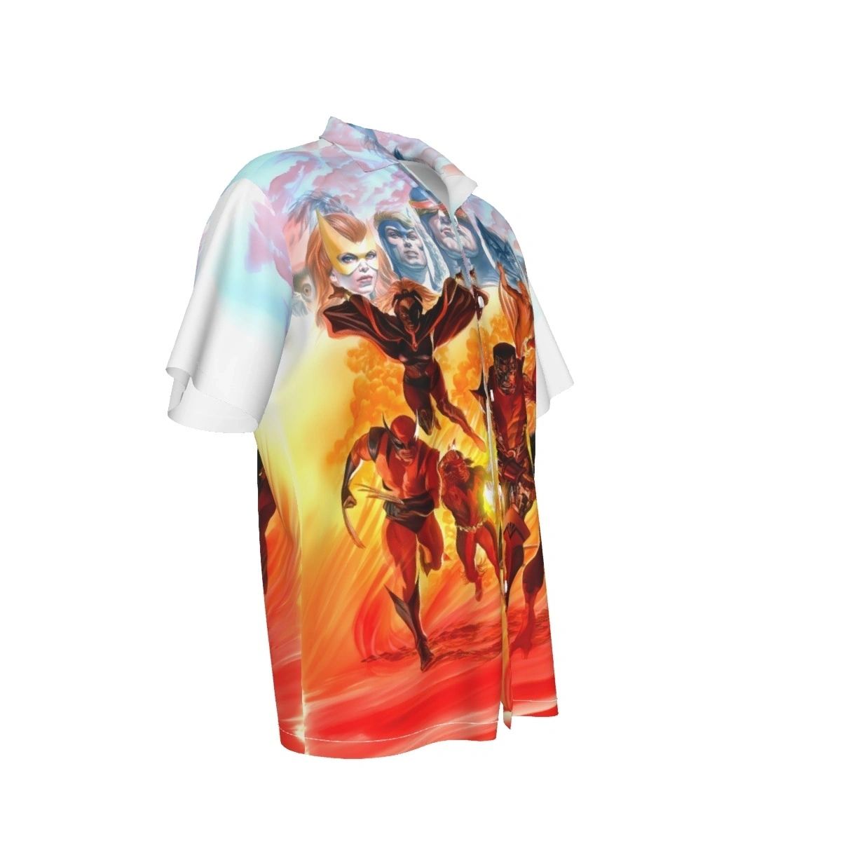 GIANT SIZED XMEN 1COVER ALL OVER PRINT SHIRTS - ALEX ROSS ART