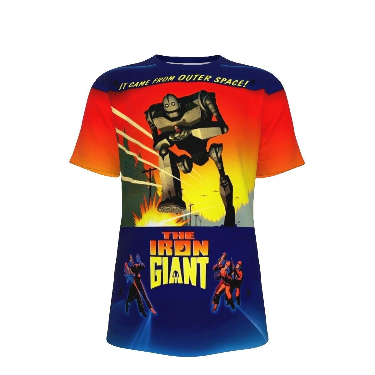 IRON GIANT MOVIE POSTER ALL OVER PRINT SHIRT