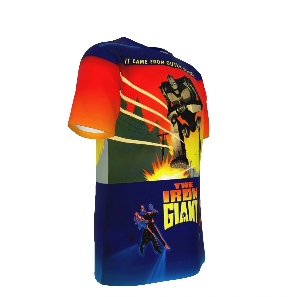 IRON GIANT MOVIE POSTER ALL OVER PRINT SHIRT
