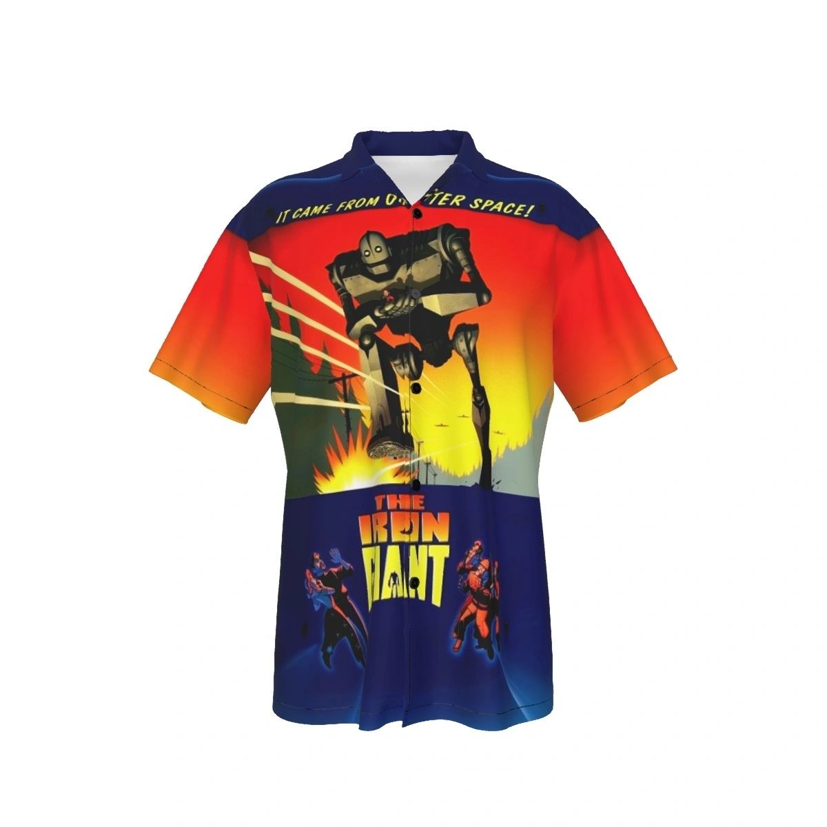 IRON GIANT MOVIE POSTER ALL OVER PRINT SHIRT