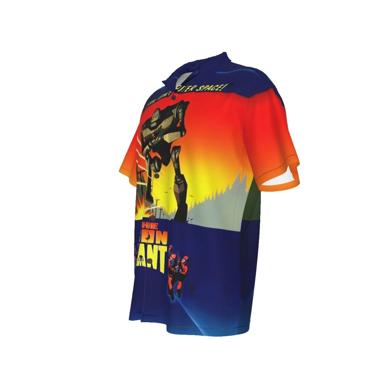 IRON GIANT MOVIE POSTER ALL OVER PRINT SHIRT