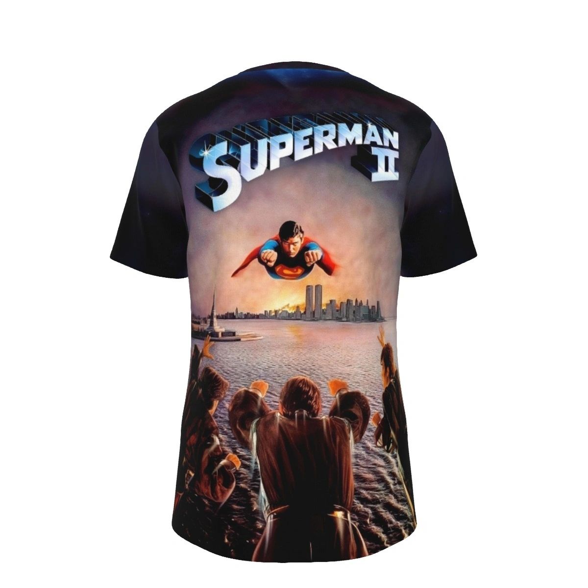 SUPERMAN 2 MOVIE POSTER ALL OVER PRINT SHIRT