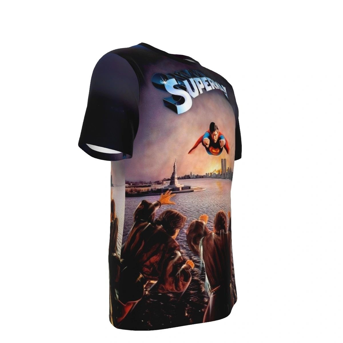 SUPERMAN 2 MOVIE POSTER ALL OVER PRINT SHIRT