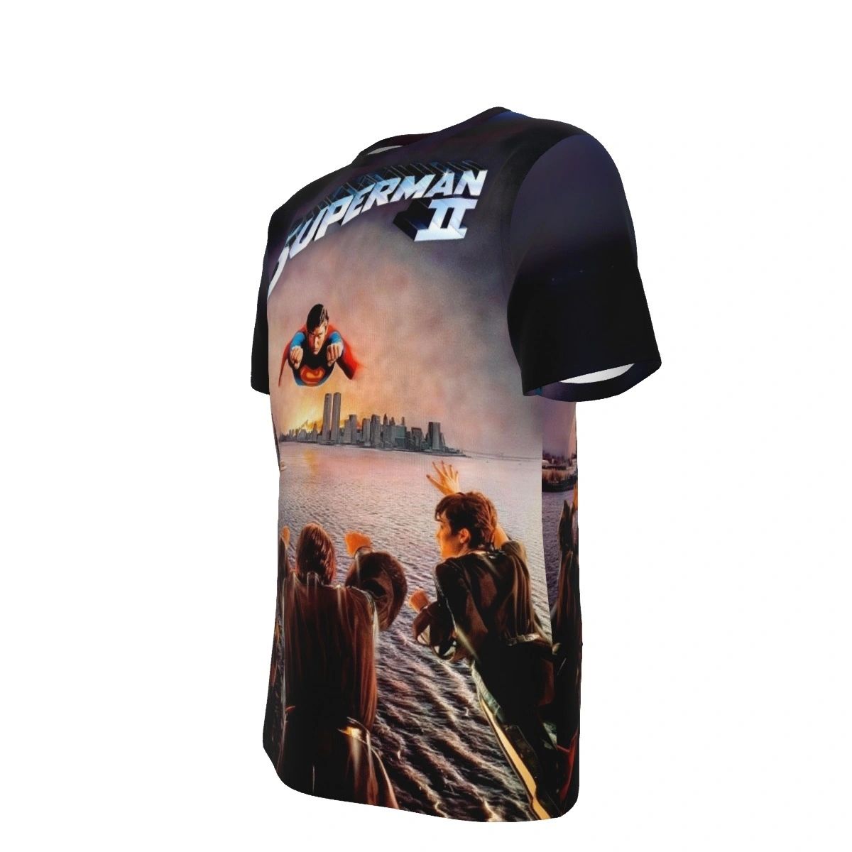 SUPERMAN 2 MOVIE POSTER ALL OVER PRINT SHIRT