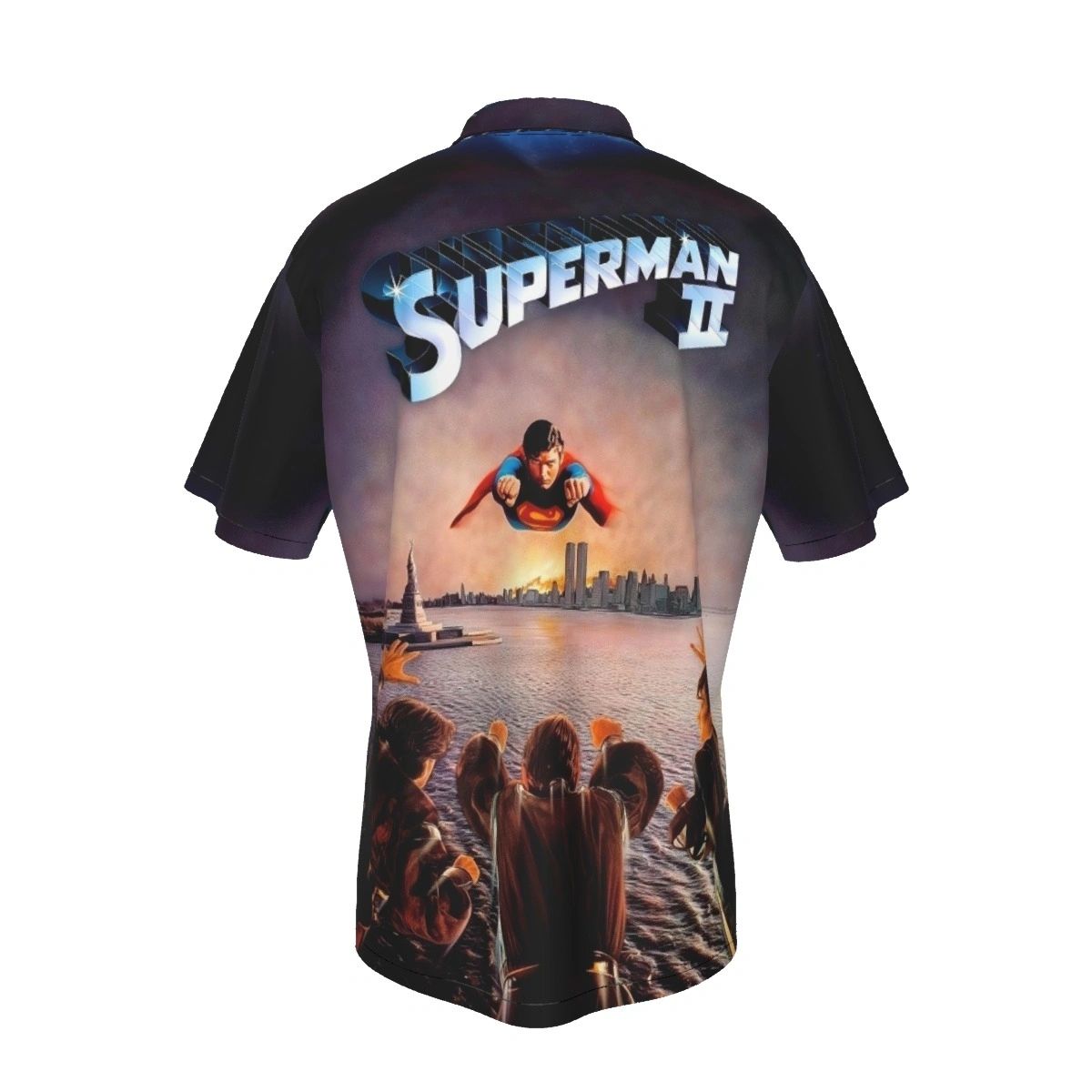 SUPERMAN 2 MOVIE POSTER ALL OVER PRINT SHIRT