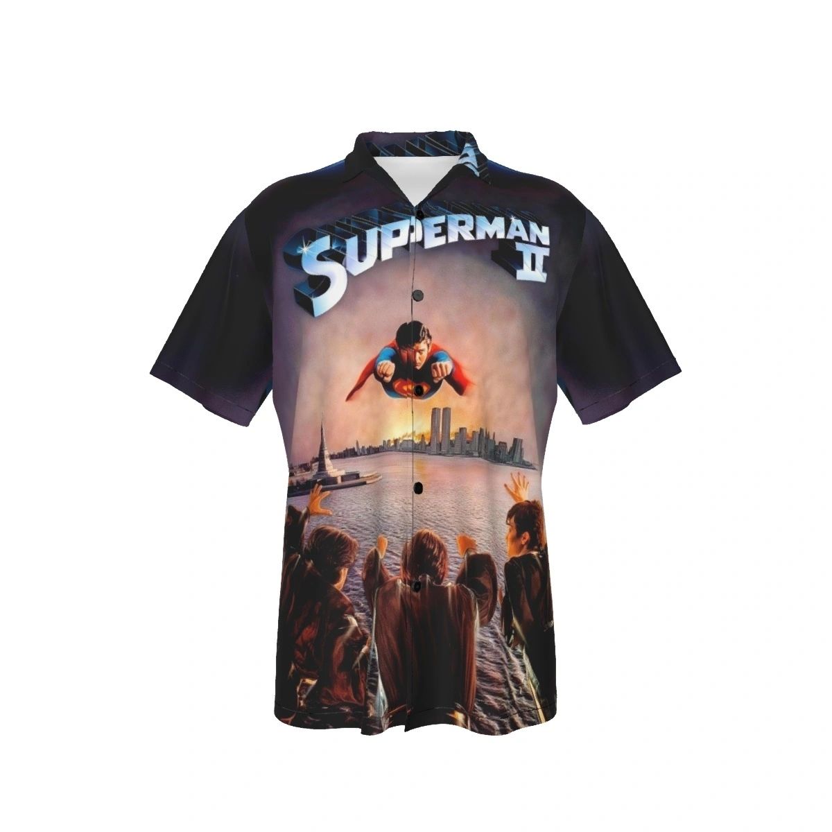 SUPERMAN 2 MOVIE POSTER ALL OVER PRINT SHIRT