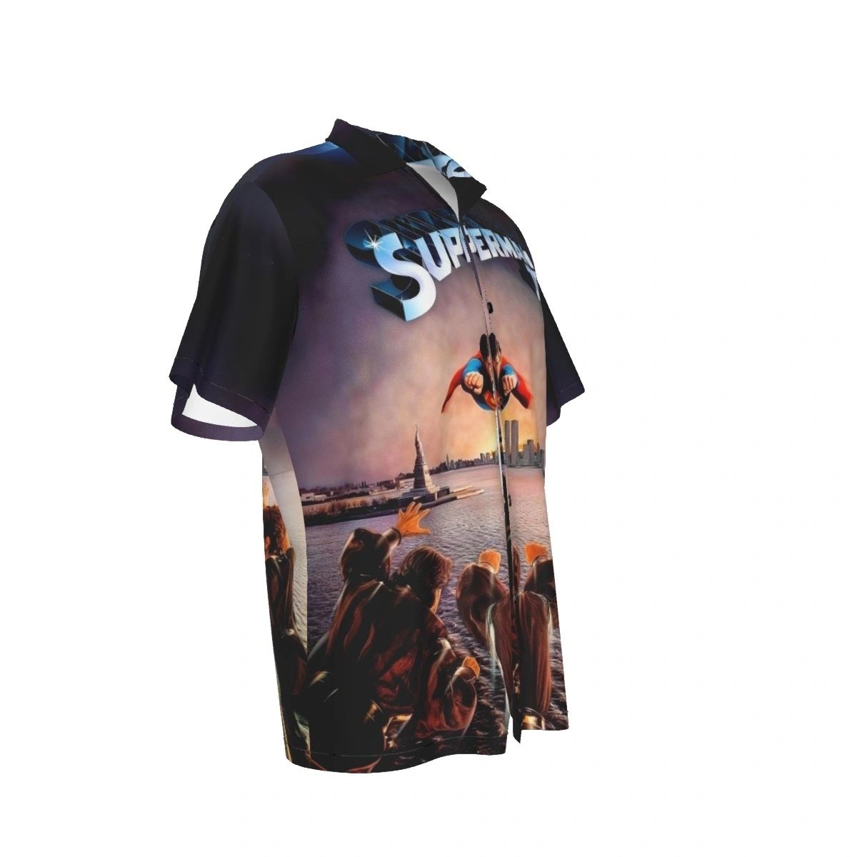 SUPERMAN 2 MOVIE POSTER ALL OVER PRINT SHIRT