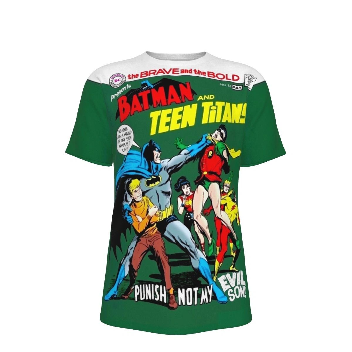BRAVE AND THE BOLD 83 ALL OVER PRINT SHIRT AND TANK TOP - TEEN TITANS