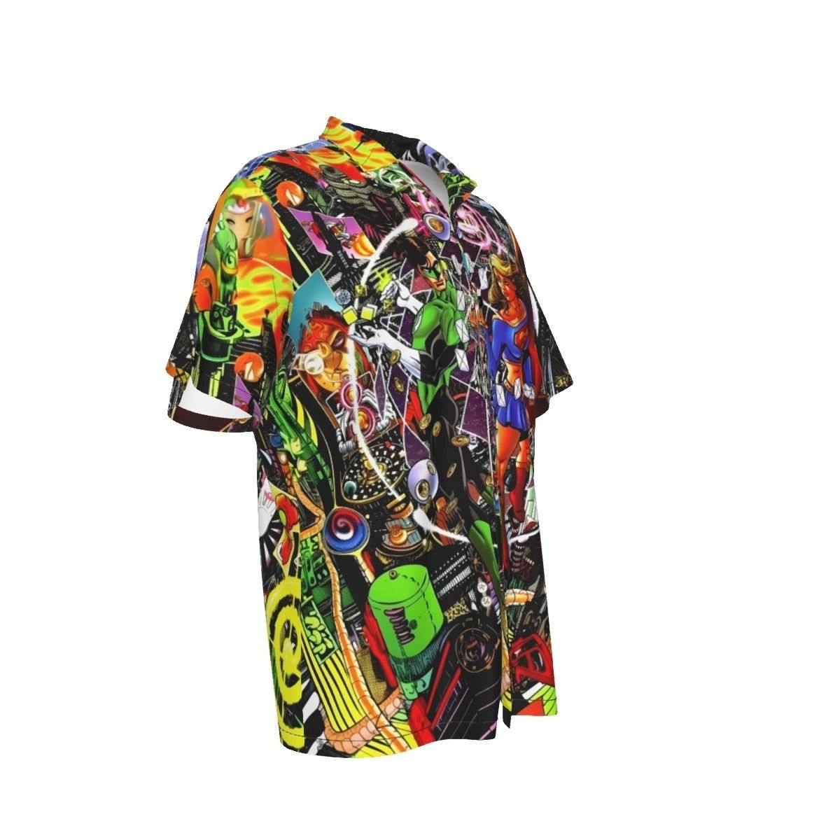 GREEN LANTERN SUPERGIRL ALL OVER PRINT SHIRT AND TANK TOP- FROM BRAVE AND THE BOLD 2 V3