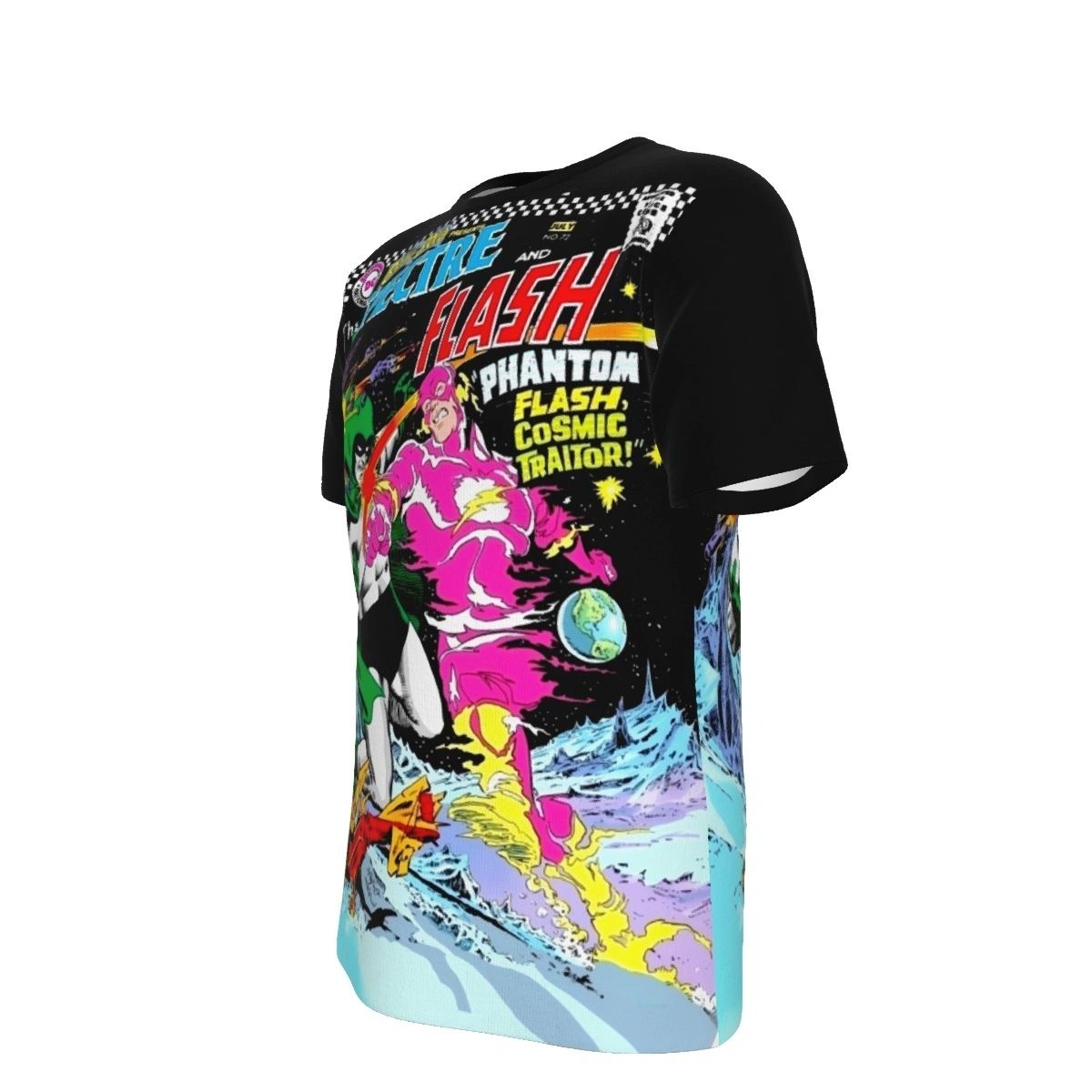 BRAVE AND THE BOLD 72 ALL OVER PRINT SHIRT AND TANK TOP- SPECTRE- FLASH