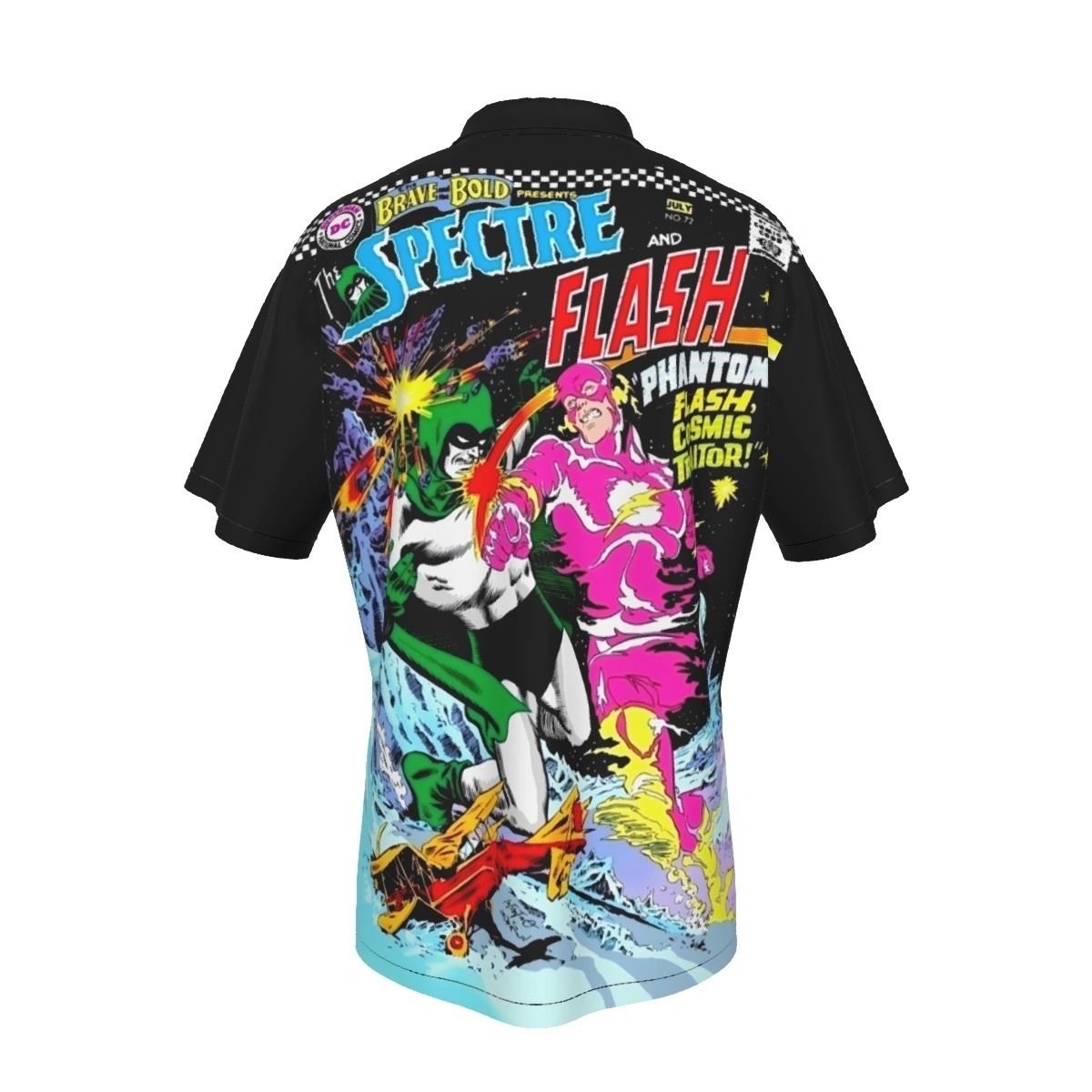 BRAVE AND THE BOLD 72 ALL OVER PRINT SHIRT AND TANK TOP- SPECTRE- FLASH