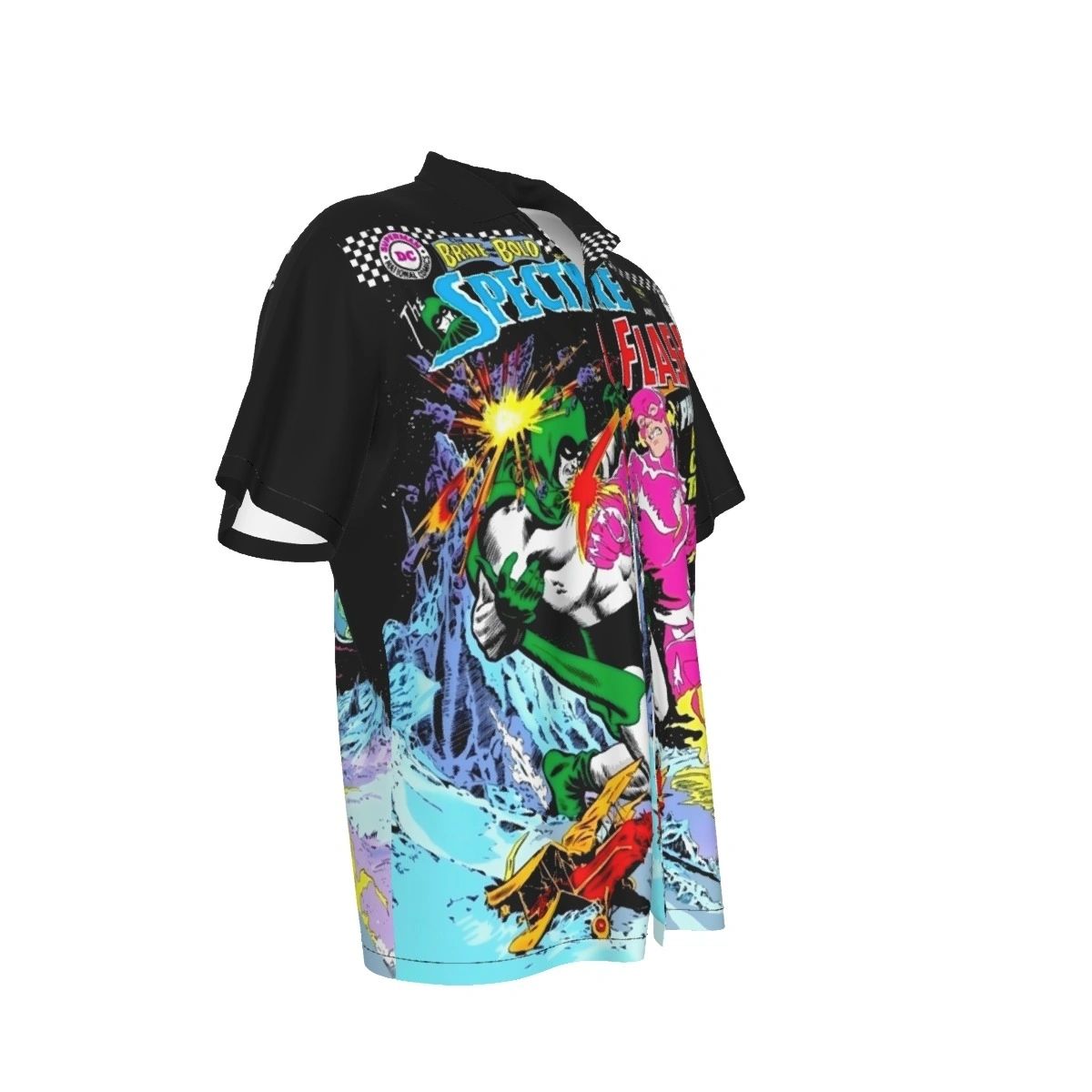 BRAVE AND THE BOLD 72 ALL OVER PRINT SHIRT AND TANK TOP- SPECTRE- FLASH