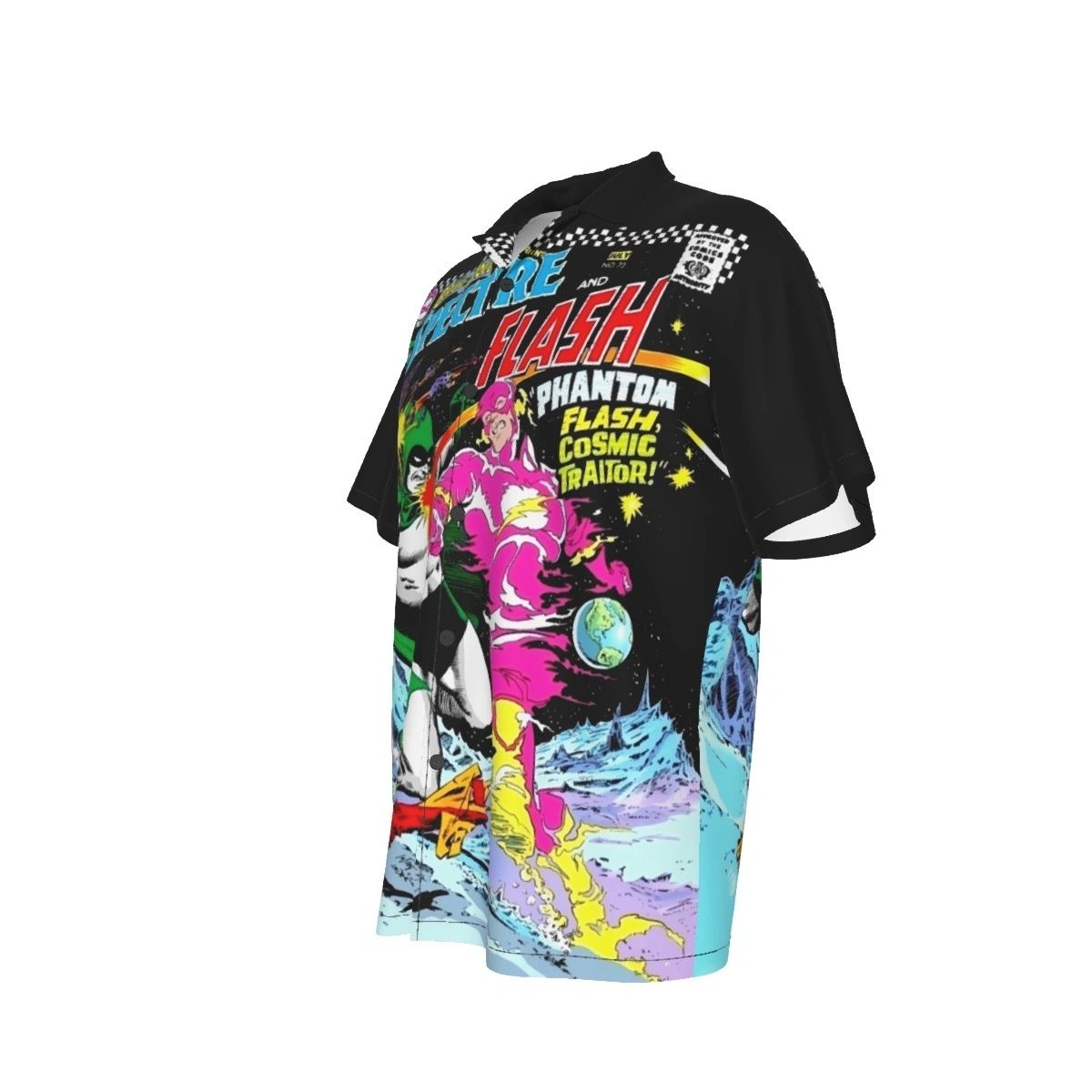 BRAVE AND THE BOLD 72 ALL OVER PRINT SHIRT AND TANK TOP- SPECTRE- FLASH