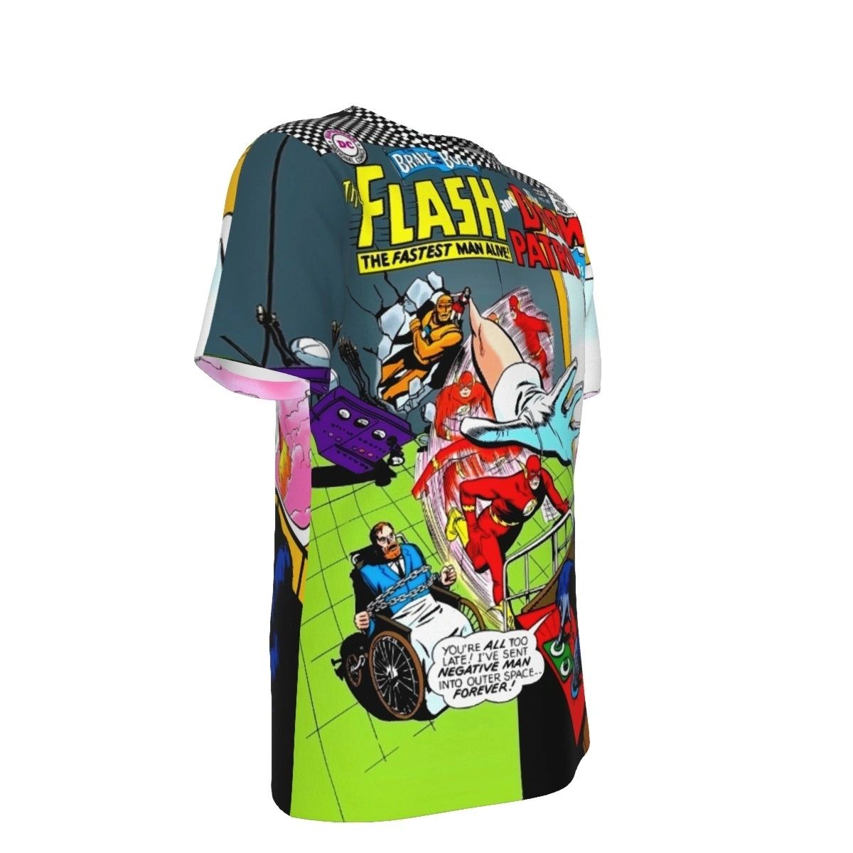 BRAVE AND THE BOLD 65 ALL OVER PRINT SHIRT AND TANK TOP- FLASH DOOM PATROL