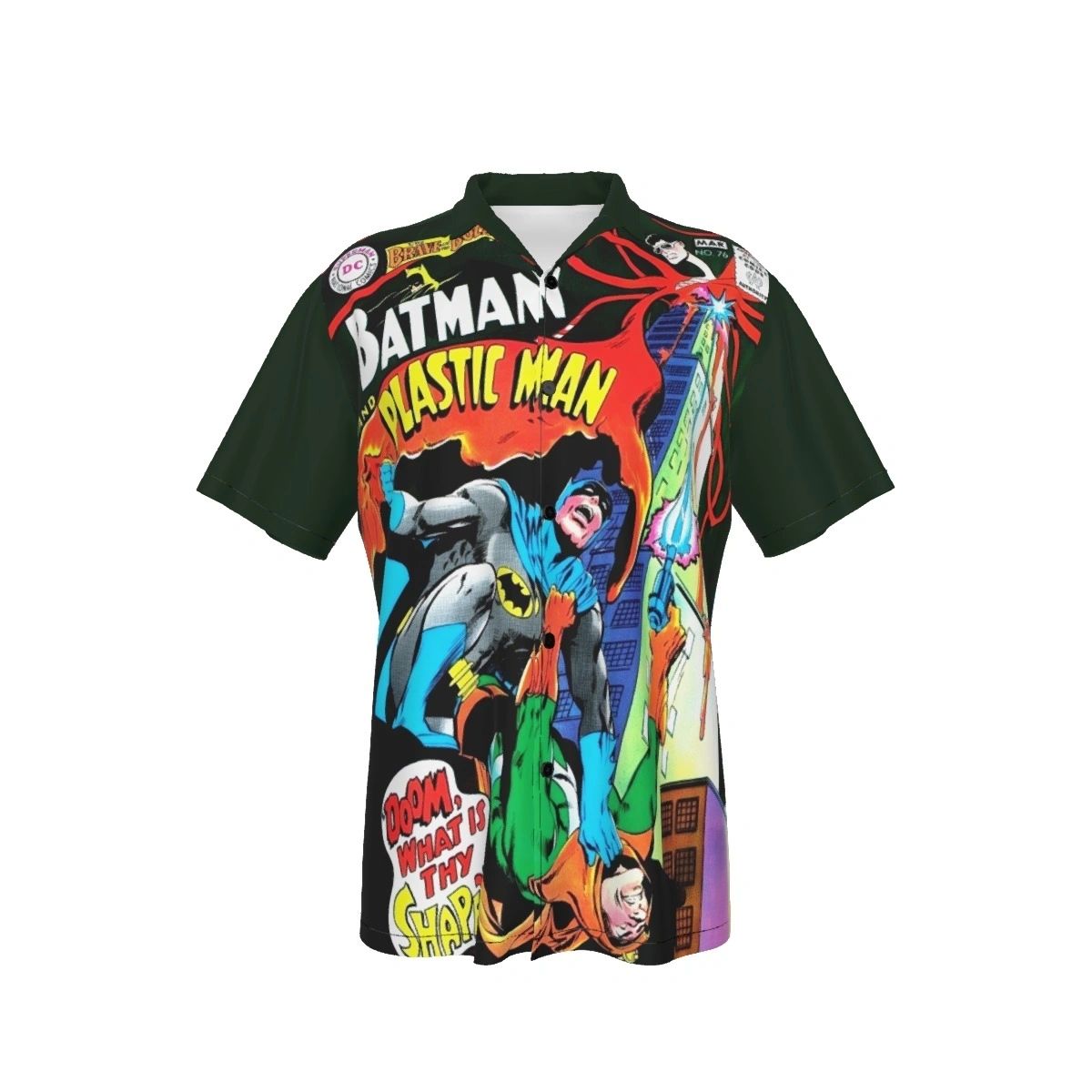 BRAVE AND THE BOLD 76 ALL OVER PRINT SHIRT AND TANK TOP- BATMAN PLASTIC MAN