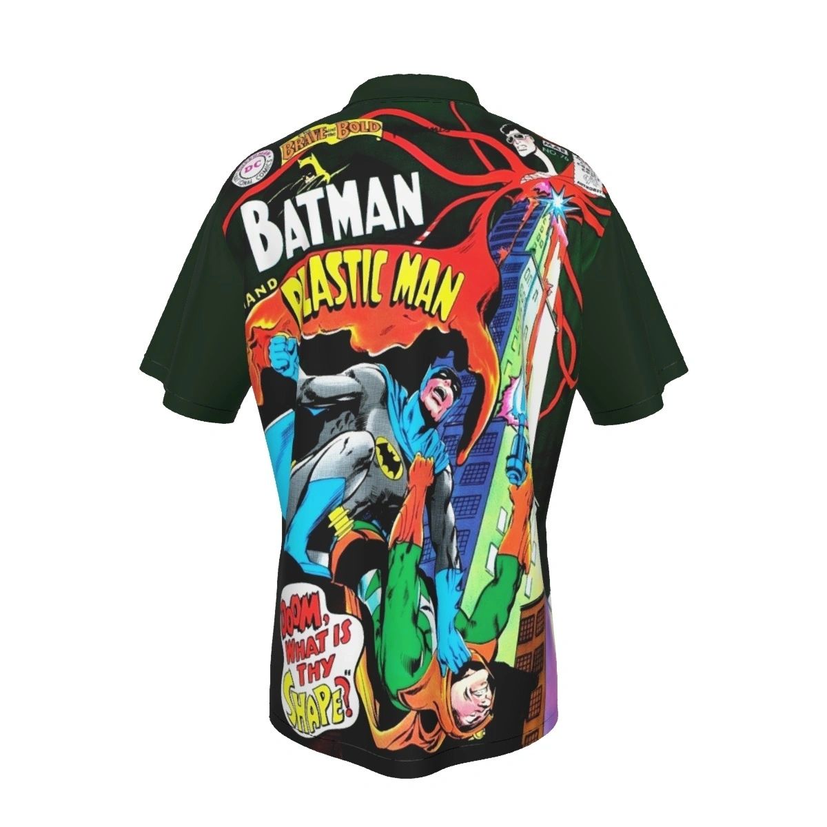 BRAVE AND THE BOLD 76 ALL OVER PRINT SHIRT AND TANK TOP- BATMAN PLASTIC MAN
