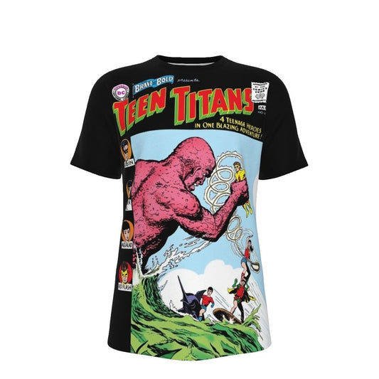 BRAVE AND THE BOLD 60 ALL OVER PRINT SHIRT AND TANK TOP- TEEN TITANS