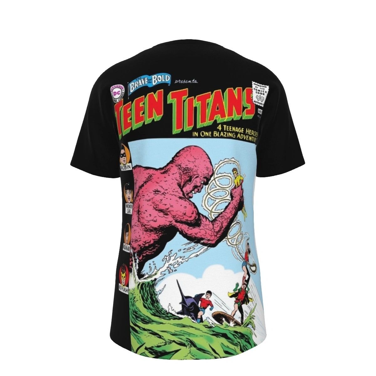 BRAVE AND THE BOLD 60 ALL OVER PRINT SHIRT AND TANK TOP- TEEN TITANS