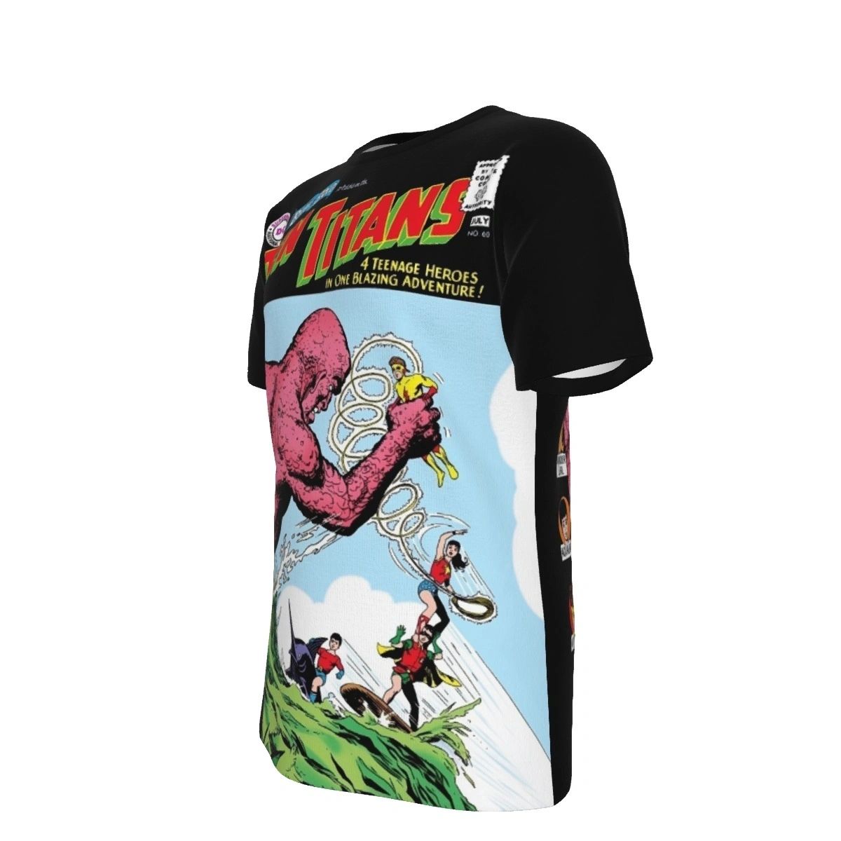 BRAVE AND THE BOLD 60 ALL OVER PRINT SHIRT AND TANK TOP- TEEN TITANS