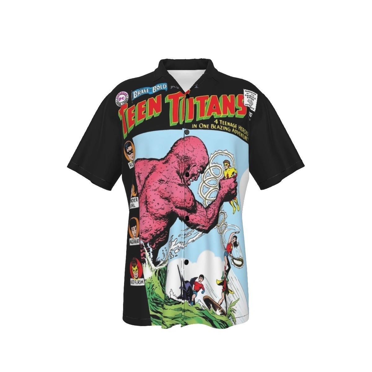 BRAVE AND THE BOLD 60 ALL OVER PRINT SHIRT AND TANK TOP- TEEN TITANS
