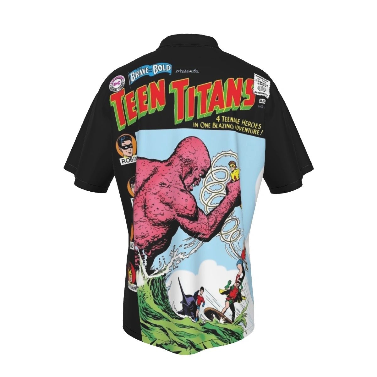 BRAVE AND THE BOLD 60 ALL OVER PRINT SHIRT AND TANK TOP- TEEN TITANS