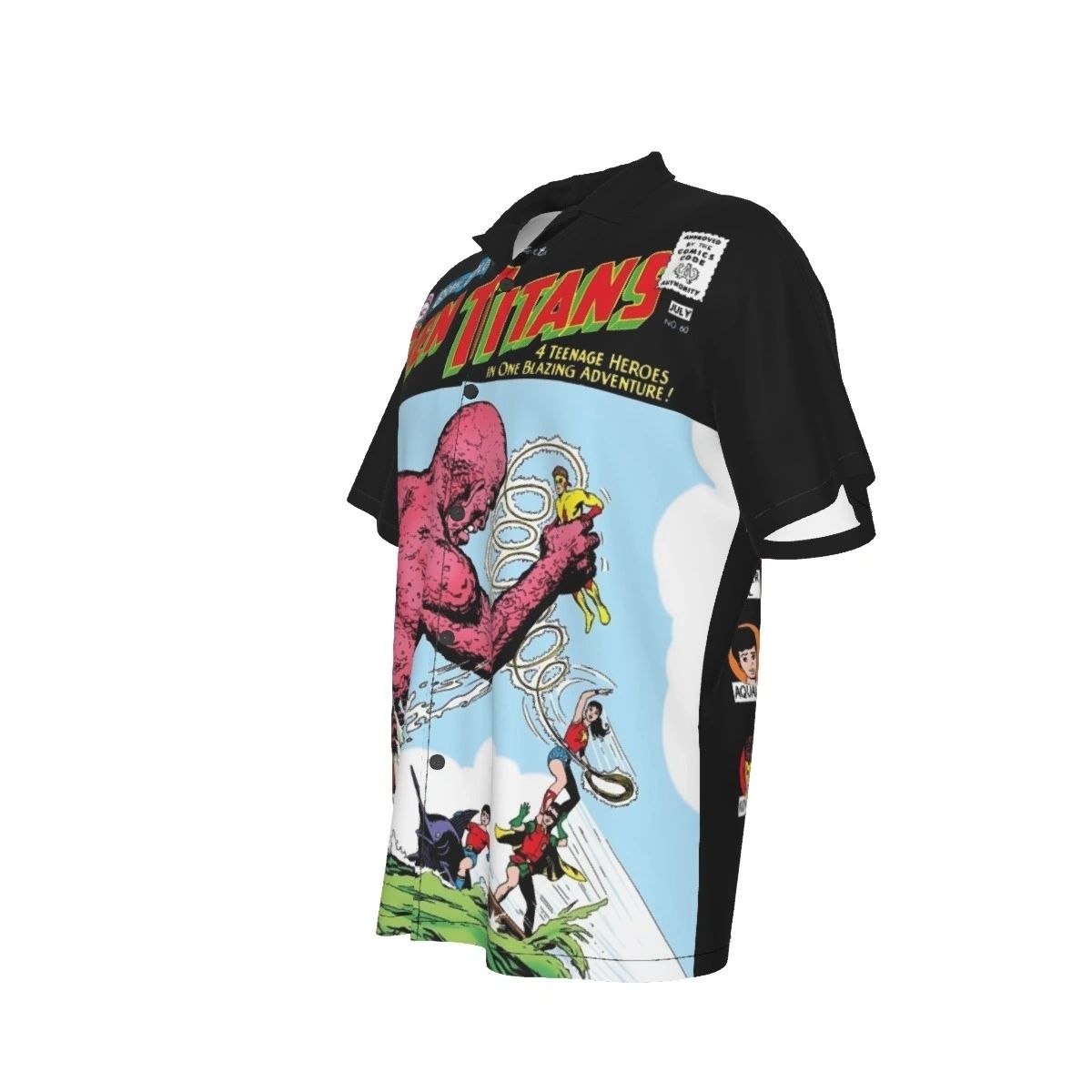 BRAVE AND THE BOLD 60 ALL OVER PRINT SHIRT AND TANK TOP- TEEN TITANS