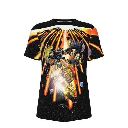 BRAVE AND THE BOLD 42 V2 ALL OVER PRINT SHIRT AND TANK TOP- SUPERGIRL LOBO