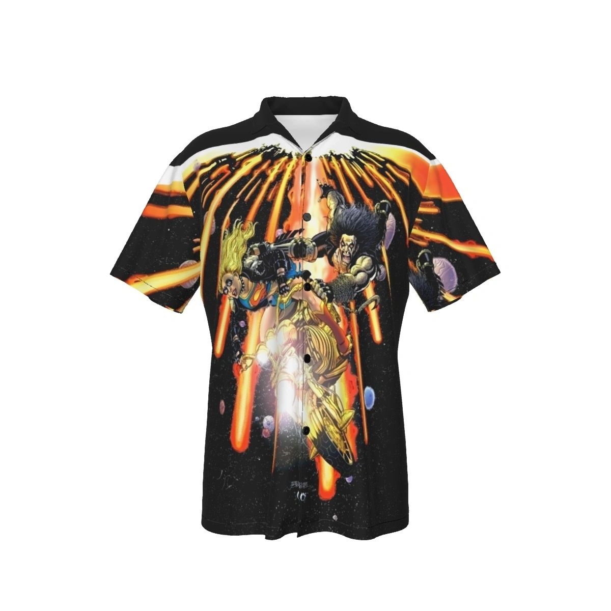 BRAVE AND THE BOLD 42 V2 ALL OVER PRINT SHIRT AND TANK TOP- SUPERGIRL LOBO