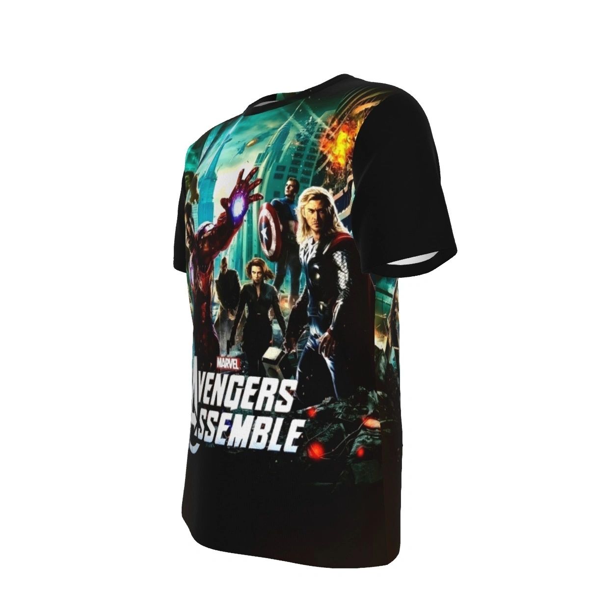 AVENGERS MOVIE POSTER ALL OVER PRINT SHIRT