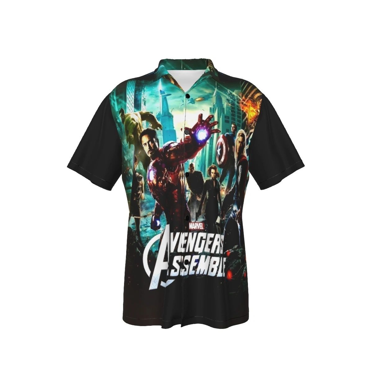 AVENGERS MOVIE POSTER ALL OVER PRINT SHIRT