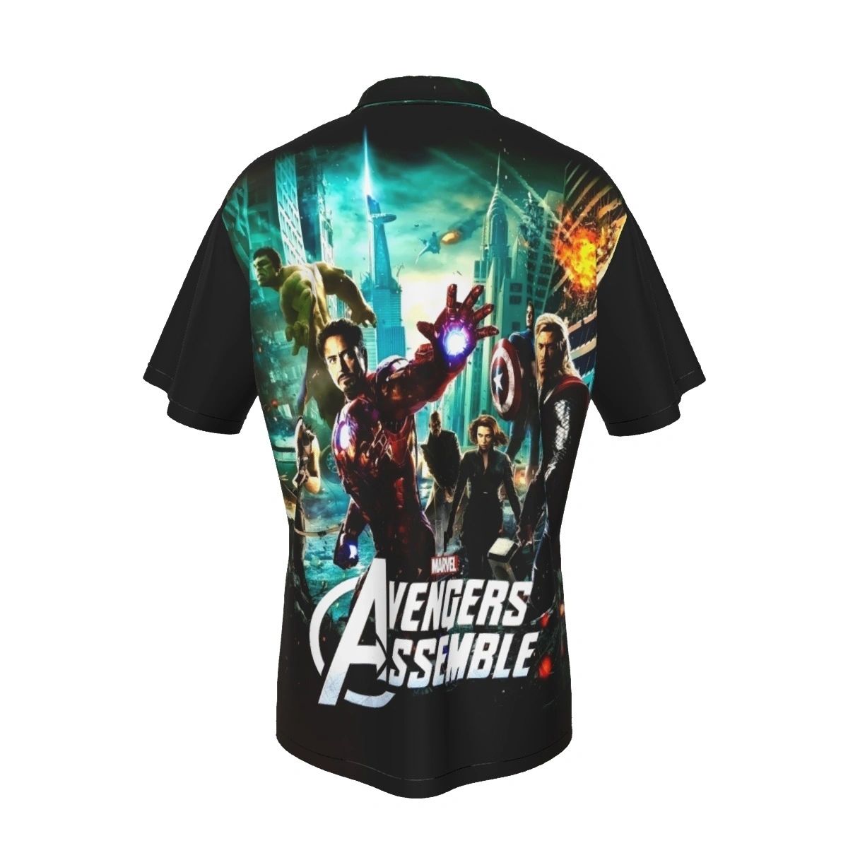 AVENGERS MOVIE POSTER ALL OVER PRINT SHIRT