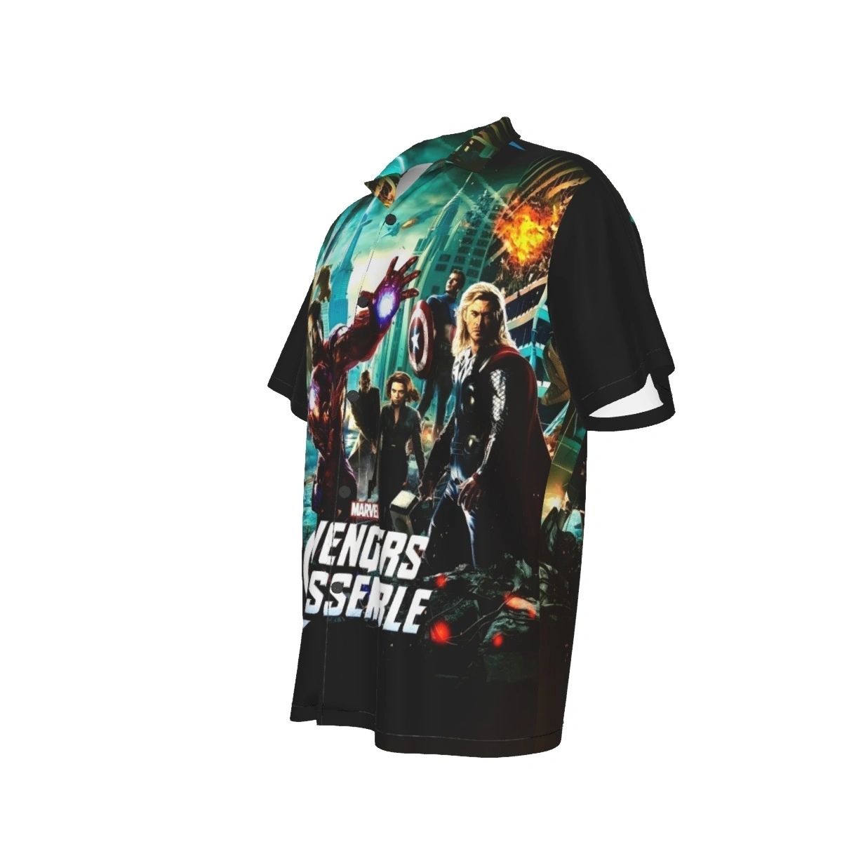 AVENGERS MOVIE POSTER ALL OVER PRINT SHIRT