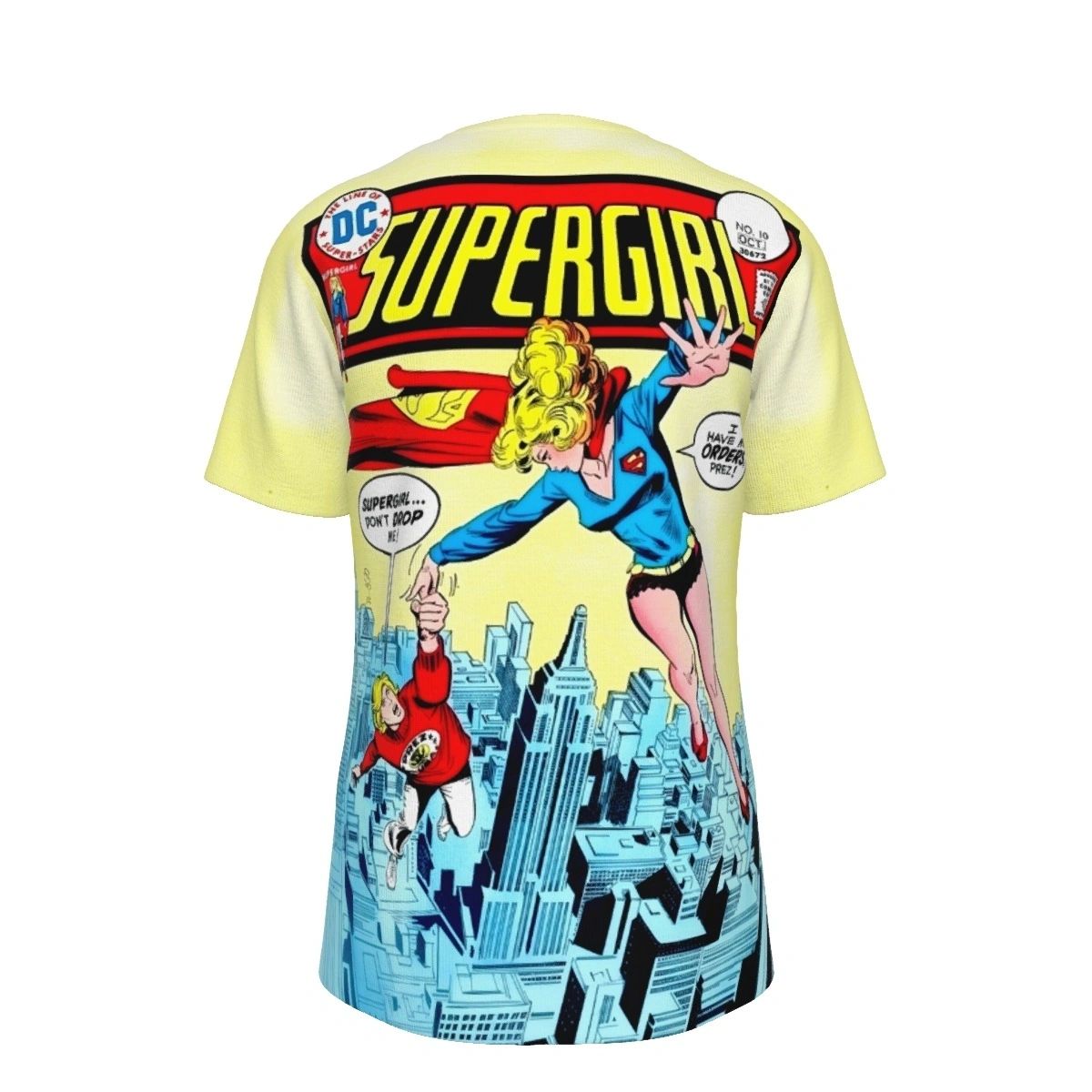SUPERGIRL 10 ALL OVER PRINT SHIRT AND TANK TOP- PREZ