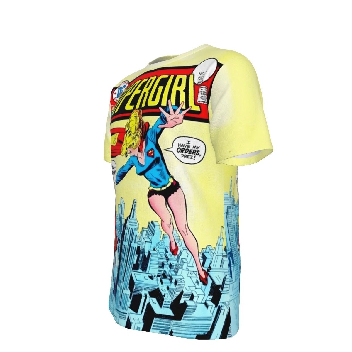 SUPERGIRL 10 ALL OVER PRINT SHIRT AND TANK TOP- PREZ