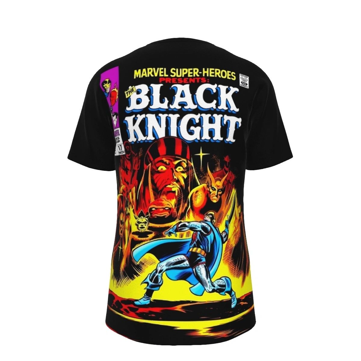 MARVEL SUPERHEROES 17 ALL OVER PRINT SHIRT AND TANK TOP -BLACK KNIGHT